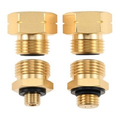 4Pcs Euro Gas Cylinder Connection Adapter Kit for Multiple Country Gas Bottles