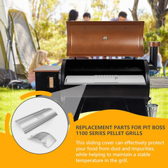 Flame Broiler Kit for Pit Boss Smoker Grill Replacement Parts,Compatible with PB