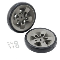Grill Wheels Replacement for Genesis II & LX 200-600 Series, 8″ Black Plastic Ki