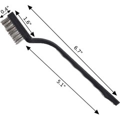 Mini Stainless Steel Wire Cleaning Brush (Coarse & Firm)