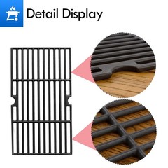 DGH474CRP DGF493BNP Grill Grates 3pcs 16 4/9″ L in total for 5 burner, Black
