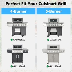 Adviace Grill Replacement Parts for Cuisinart GAS9456AS GAS2456AS GAS9556AS G…