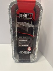 10 Weber Drip Pans for Genesis II 400/600 Series / Summit / SmokeFire – 6498/USA