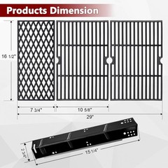 Dyna Glo Grill Heat Plates Grates 3 4 5 Burner