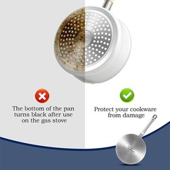 9.45 inch Heat Diffuser, Stainless Steel Induction Cooktop Plate for Electric…