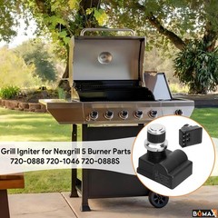 BQMAX DHL-128-6Q Igniter Replacement Parts for Nexgrill 720-0888 6 Outlet