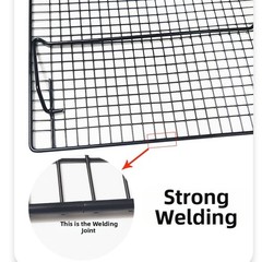 Collapsible Cooling Rack with Folding Legs for Oven Baking Roasting and Drying