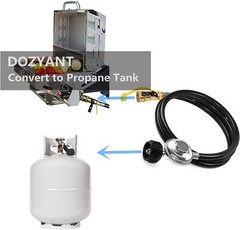 Quick Connect Propane Hose with Regulator 6 ft for Olympian 5100, 5500 RV Grill