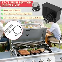 Grill Igniter Kit for Nexgrill 4 Outlets for Nexgrill Ignitor Black + Silver