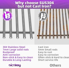 Grill Grates Stainless Steel Weber Genesis II Replacement