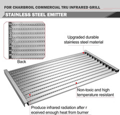463242516 Emitter Plates for Charbroil Commercial Tru Infrared Grill Replacement
