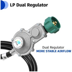 5FT Propane Regulator with Hose for Gas Grills