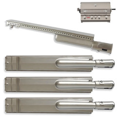 Cast Stainless Steel Grill Burner Tubes for Bull BBQ Lion Cal Flame Blaze Coyote