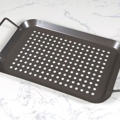 BBQ Pan Set BBQ Accessories Carbon Steel Material Compact Size Non-stick Coating