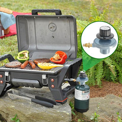 Propane Control Valve Gas Grill Regulator 1″-20 Female Inlet Orifice Outlet