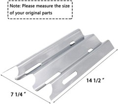 Vermont Castings Gas Grill Replacement Part Burner Heat Plate Shield Repair Kit