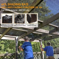 Shade Cloth for Plants Greenhouse, 40-50% Sunblock Shade Sails -for Outdoor G…