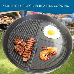 Dongftai CH83G Cast Iron Grate Fit 22.5″ charcoal kettle grills like Weber Go…