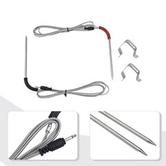 Professional Grade Meat Temperature Probe for for Weber Gas and Pellet Furnace