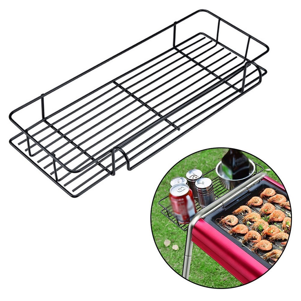 Iron Storage Basket for Barbecue Grill Tools Convenient and Tidy Solution