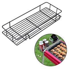 Iron Storage Basket for Barbecue Grill Tools Convenient and Tidy Solution