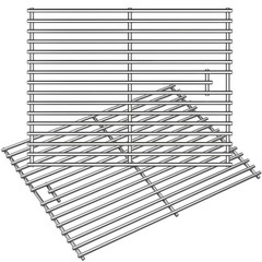 2 Pack 17 Inch Stainless Steel Cooking Grates, Gas Grill Replacement Parts Unifl