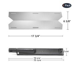 Replacement Heat Plates & Burners for Gas Grills – Fits 720-0062, 720-0100, 4 Pa