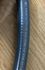 JH Ksun 1/2″ Natural Gas Hose with Quick Connect BBQ Grill Pizza Oven 10 1/2 Ft