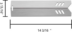 14 3/16” Grill Heat Plates Shield Heat Tent Burner Cover BBQ Gas Grill