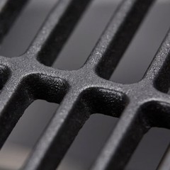 Master Forge 19.5-in x 7.75-in Rectangle Cast iron Grilling grate Expandable NEW