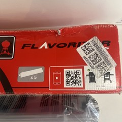 Weber NEW IN BOX Flavorizer Bars 5/Set Stainless Steel Fits Spirit & Spirit II