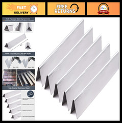 15.3″ Stainless Steel Flavorizer Bars for Weber Spirit 300 Series Grills – 5-Pac