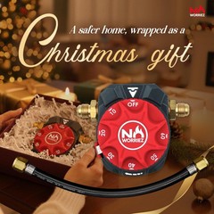 NO WORRIEZ Safety Auto Shut-Off Gas Timer for Propane Natural Gas Grill Fire Pit