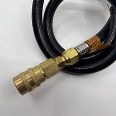 LAITE LP GAS REGULATOR Model #JY0A3A 1PSIG 3 ft Hose Plus Quick Connect Adapter