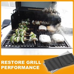 Grill Replacement Parts for 2-Burner Gas Grills – Cast Iron Grates, Stainless St