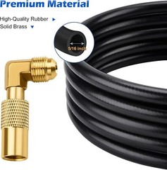 FreeShip 12FT Propane Elbow Adapter with Hose for Blackstone 17″ and 22″ Griddle