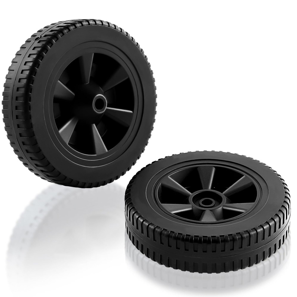 2 PCS Black Plastic Wheels 7005104 Grill Replacement Parts For Dyna Glo DGF