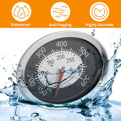 Grill Thermometer Temperature Gauge Replacement for Weber Q2200 Q1200 Q120 Q220
