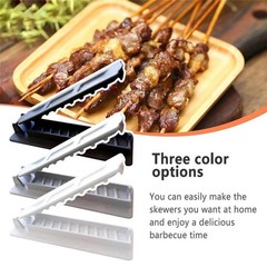 Convenient Manual Kebab Maker Thick Plastic Construction Effortless Operation