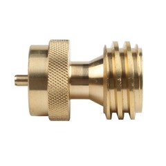 Solid Brass Steak Saver Propane Tank Adapter 1lb To 20lb Grill Bottle Converter