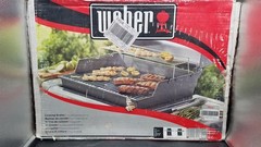 Weber Porcelain-Enameled Cast-Iron Cooking Grates Genesis 300 2-Pack New #7524