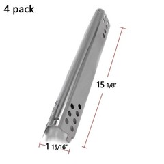 Grill Replacement Parts for Charbroil 4 Burner Gas Models – Heat Plates, Burners