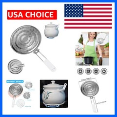 Stainless Steel Double Heat Diffuser for Gas & Electric Stove- Even Heat Dist…