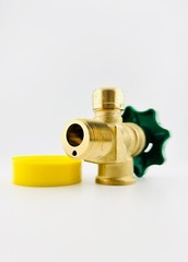 100lb Propane Vapor Tank Service Valve Coupler Bbq Pol 100 Lb Grill Heater Lpg 0
