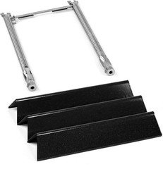2 Main Burners + 1 Crossover + 3 Flavorizer Bars for Weber Spirit 200 Grills