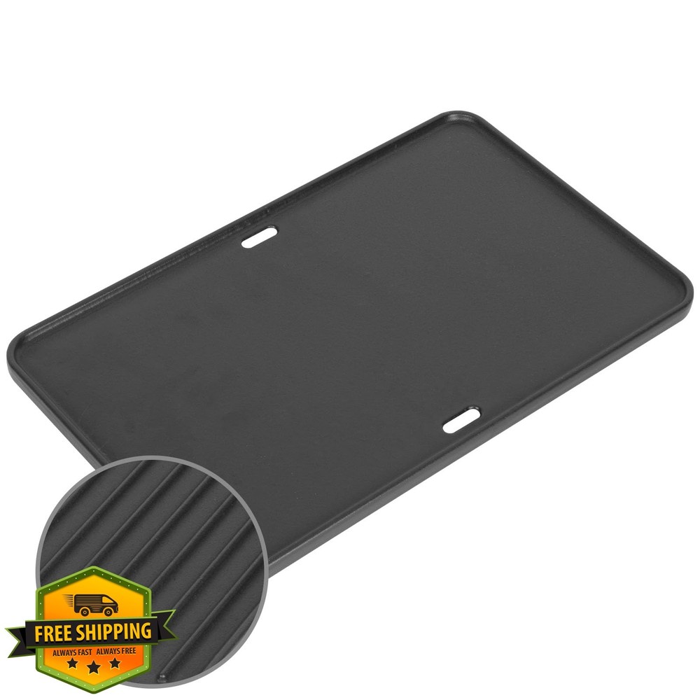 Cast Iron Grill Griddle for Weber Go-Anywhere Charcoal and Gas Grill, Flat To…
