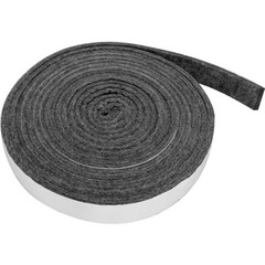 High Temp BBQ Smoker Grill Gasket Replacement Self Stick Felt Seal 15ft Black