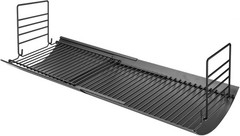 Adjustable Ash Pan Kit for Chargriller/Charbroil Grills, Alloy Steel, 16″-28″