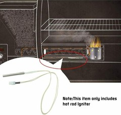 Grills Fire Burn Pot Hot Rod Igniter Screws Fuse Kit for Traeger Pit Boss Pellet
