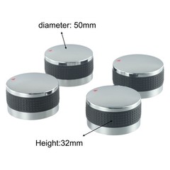 4xGas Grill Control Knobs Replacement Fits BBQ Gas Grills For Oven, Stove Round